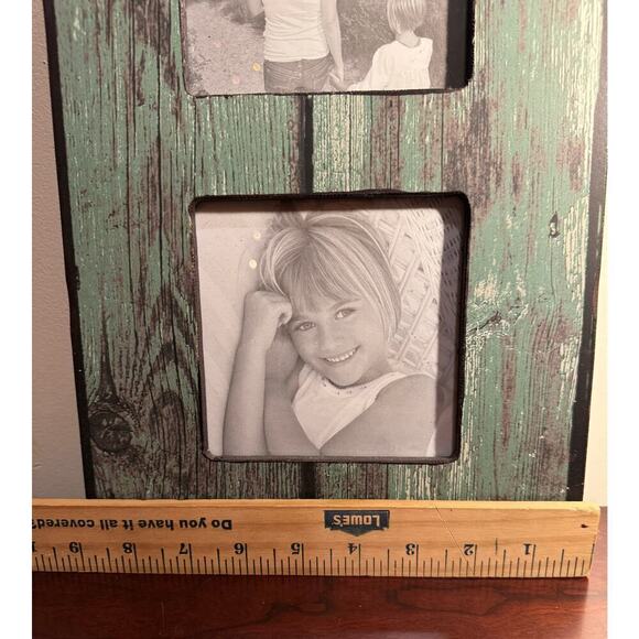 Design Home Decorative Picture Frame 3 Openings Photo Frame 5" x 5" Hinge - Picture 6 of 9